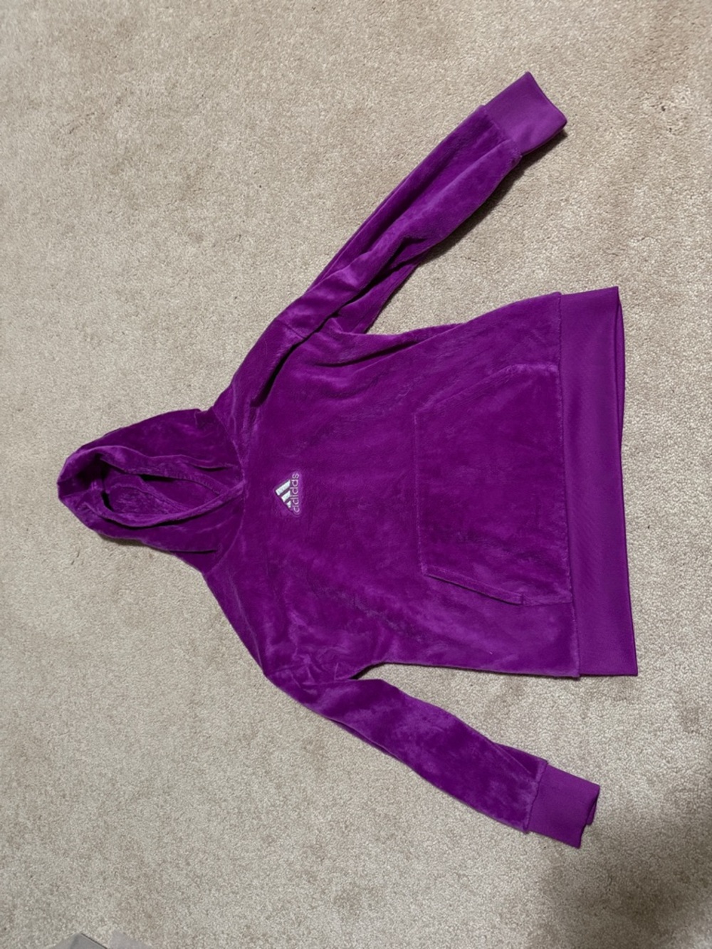 Girls large adidas Purple cozy Kids Sweatshirt